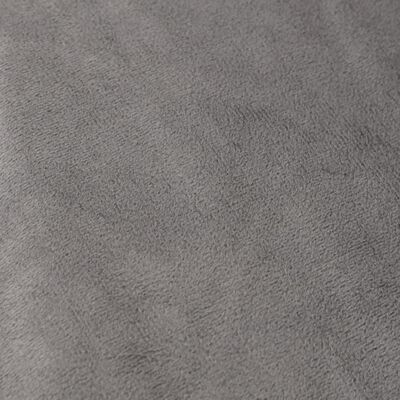 vidaXL Couverture lestée avec housse Gris 152x203 cm 7 kg Tissu