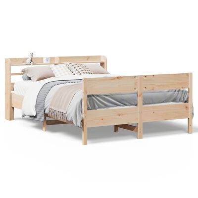 vidaXL Cadre de lit sans matelas 150x200 cm bois de pin massif