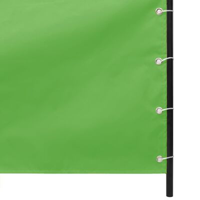 vidaXL Écran de balcon Vert clair 120x240 cm Tissu Oxford