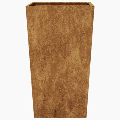 vidaXL Jardinières 2 pcs 45x45x75 cm acier corten