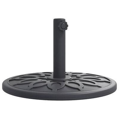 vidaXL Base de parasol pour mâts Ø38 / 48 mm 12 kg rond