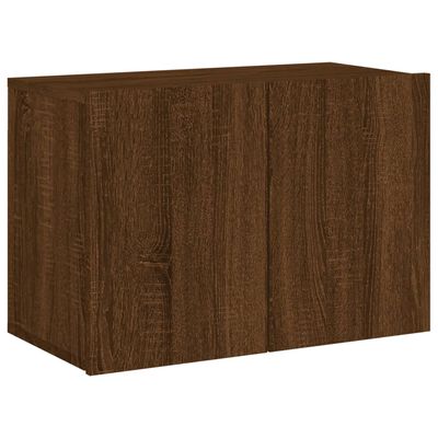 vidaXL Unités murales TV 6 pcs chêne marron bois d'ingénierie