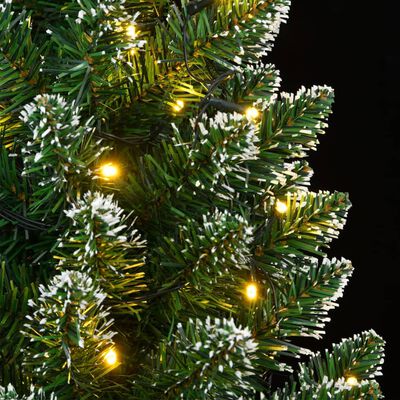 vidaXL Sapin de Noël artificiel mince 150 LED 120 cm