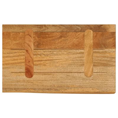 vidaXL Dessus de table à bord vivant 50x40x3,8 cm bois massif manguier