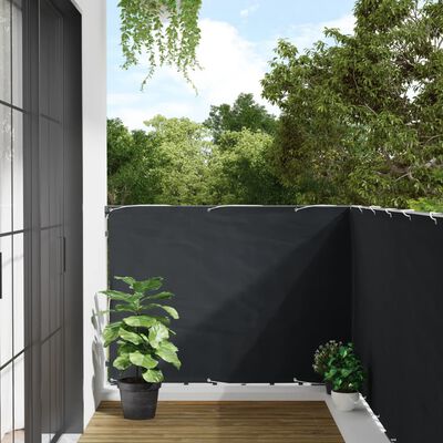 vidaXL Écran d'intimité de balcon anthracite 1000x120 cm PVC