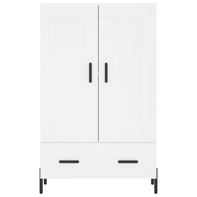 vidaXL Buffet haut blanc 69,5x31x115 cm bois d'ingénierie