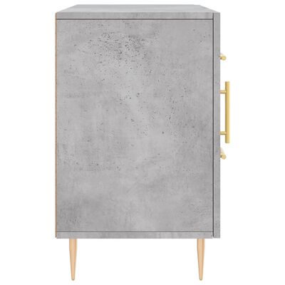 vidaXL Buffet gris béton 100x36x60 cm bois d'ingénierie