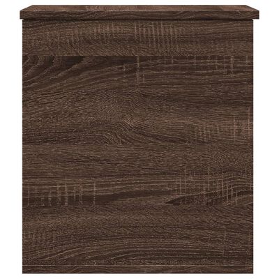 vidaXL Boîte de rangement chêne marron 40x42x46 cm bois d'ingénierie