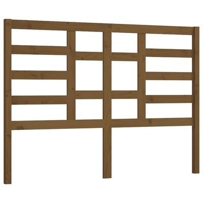 vidaXL Tête de lit Marron miel 166x4x104 cm Bois massif de pin