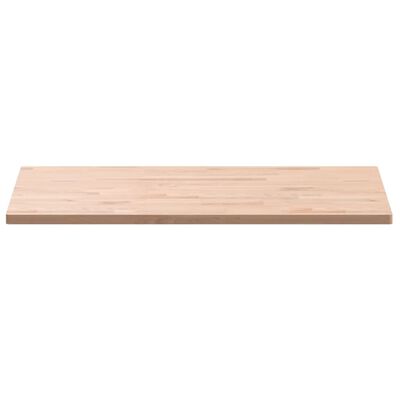 vidaXL Comptoir de salle de bain 100x60x2,5 cm bois massif de hêtre