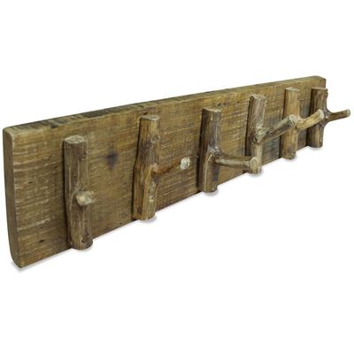 vidaXL Porte-manteau Bois de récupération massif 60x15 cm