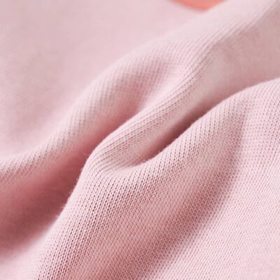 Sweat-shirt enfants bloc de couleurs rose 128