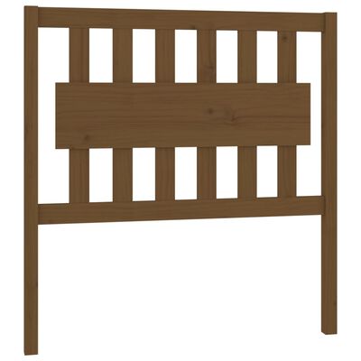 vidaXL Tête de lit Marron miel 95,5x4x100 cm Bois massif de pin