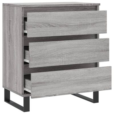 vidaXL Buffet Sonoma gris 60x35x70 cm Bois d'ingénierie