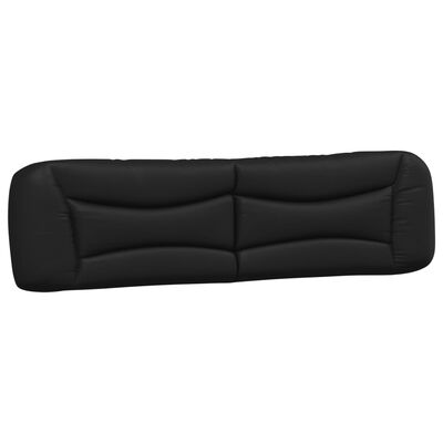 vidaXL Cadre de lit sans matelas noir 200x200 cm similicuir