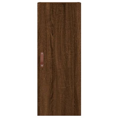 vidaXL Armoire murale chêne marron 34,5x34x90 cm