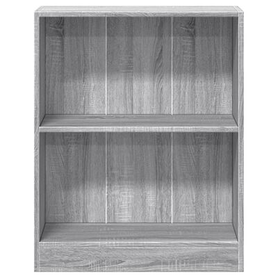 vidaXL Bibliothèque Sonoma gris 60x24x76 cm Bois d'ingénierie