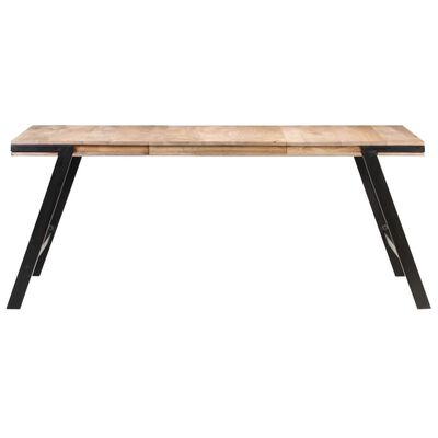 vidaXL Table à manger 180x90x76 cm Bois de manguier massif