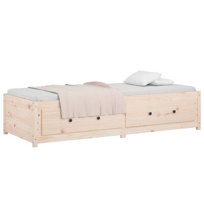 vidaXL Lit de jour sans matelas 90x190 cm bois de pin massif