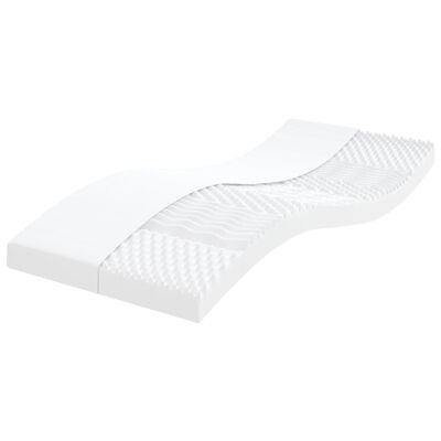 vidaXL Lit de jour avec gigogne et matelas noir 100x200 cm tissu