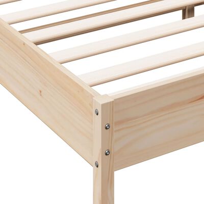 vidaXL Cadre de lit sans matelas 180x200 cm bois massif de pin