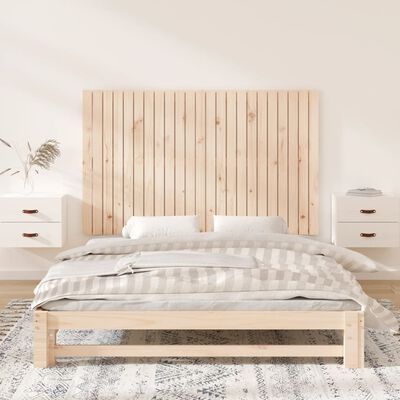 vidaXL Tête de lit murale 147x3x90 cm Bois massif de pin