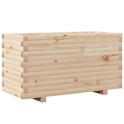 vidaXL Jardinière 90x40x49,5 cm bois de pin massif