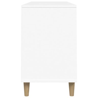 vidaXL Armoire à chaussures Blanc 102x36x60 cm Bois d'ingénierie