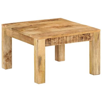 vidaXL Table basse 55x55x35 cm Bois de manguier massif