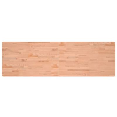 vidaXL Dessus de bureau 180x55x2,5 cm bois massif de hêtre