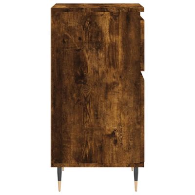 vidaXL Buffet chêne fumé 40x35x70 cm bois d'ingénierie