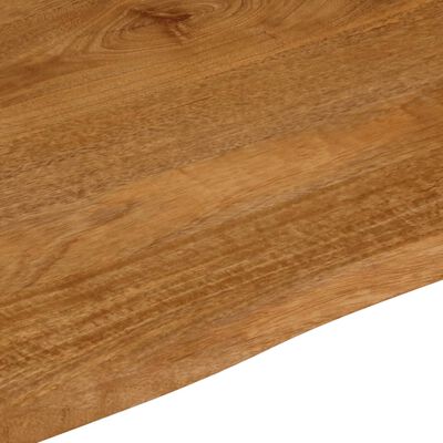 vidaXL Dessus de table à bord vivant 90x80x2,5 cm bois massif manguier