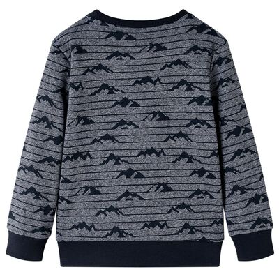 Sweatshirt pour enfants mélange bleu marine 116