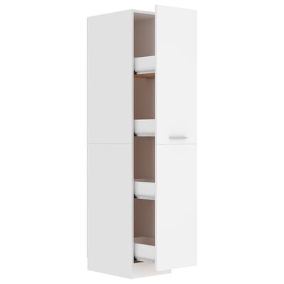 vidaXL Armoire d'apothicaire Blanc 30x42,5x150 cm Bois d’ingénierie