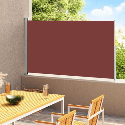 vidaXL Auvent latéral rétractable de patio 200x300 cm Marron