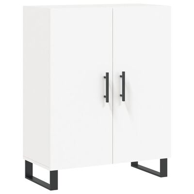 vidaXL Buffet haut Blanc 69,5x34x180 cm Bois d'ingénierie