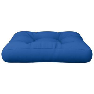 vidaXL Coussin de palette bleu royal tissu