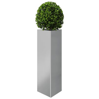 vidaXL Jardinière triangulaire 30x26x75 cm acier galvanisé