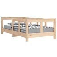 vidaXL Cadre de lit pour enfant 70x140 cm bois de pin massif