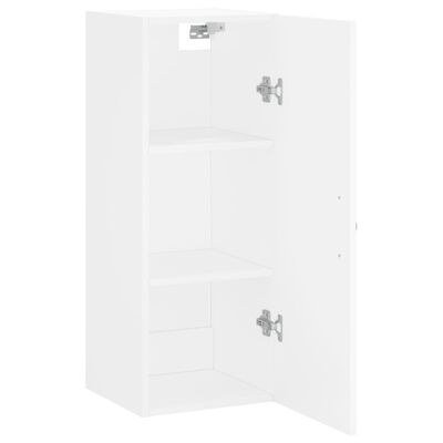 vidaXL Armoire murale blanc 34,5x34x90 cm bois d'ingénierie