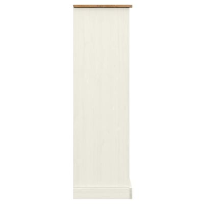 vidaXL Bibliothèque VIGO blanc 90x35x114,5 cm bois massif de pin