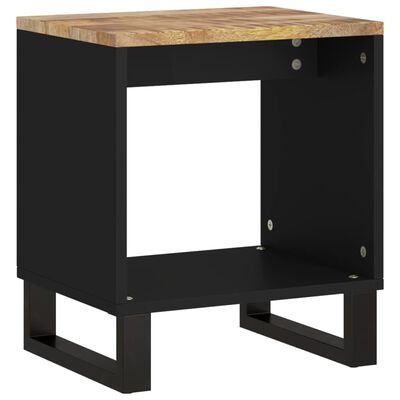 vidaXL Table basse 40x31x46 cm Bois de manguier solide et d'ingénierie