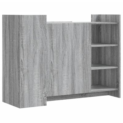 vidaXL Buffet sonoma gris 100x35x75 cm bois d'ingénierie