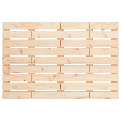 vidaXL Tête de lit murale 96x3x63 cm Bois massif de pin