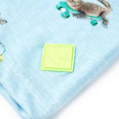 T-shirt pour enfants mélange bleu clair 140