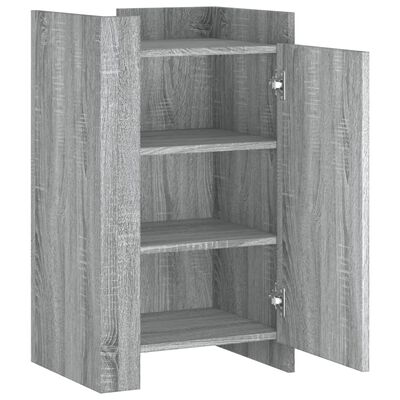 vidaXL Buffet sonoma gris 45x35x75 cm Bois d'ingénierie