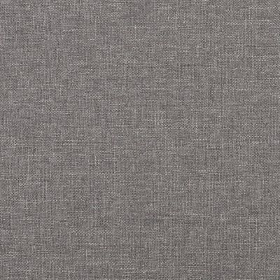 vidaXL Canapé à 3 places Gris clair 210 cm Tissu