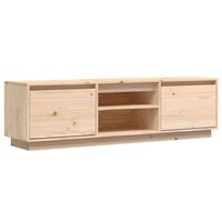 vidaXL Meuble TV 140x35x40 cm Bois de pin massif