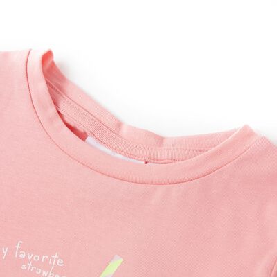 T-shirt pour enfants rose 92