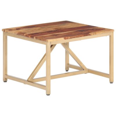 vidaXL Table d'appoint 60x60x40 cm Bois massif